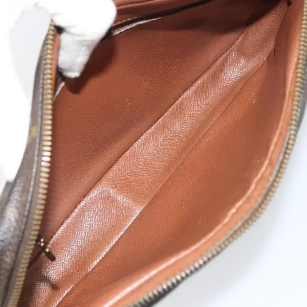 Louis Vuitton Monogram Marly Dragonne GM Clutch Bag Brown